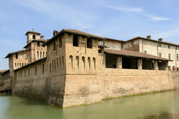 Visconteo Castle north west edge, Pagazzano — Stock Photo, Image