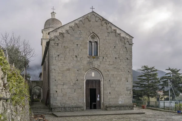 Histórica Iglesia Nostra Signora Della Salute Filmada Brillante Luz Nublada — Foto de Stock