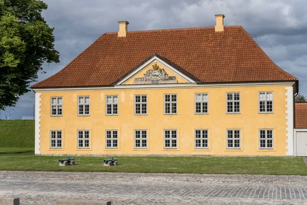 Cityscape Monumental Historical Military Building Kastellet Fortification Shot Bright Cloudy — Stockfoto