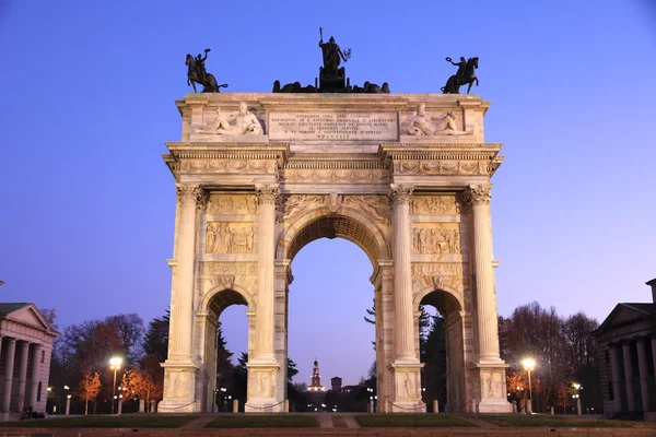 Arco della pace. Milano, İtalya — Stok fotoğraf