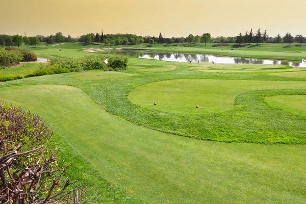 Campo de golfe — Fotografia de Stock