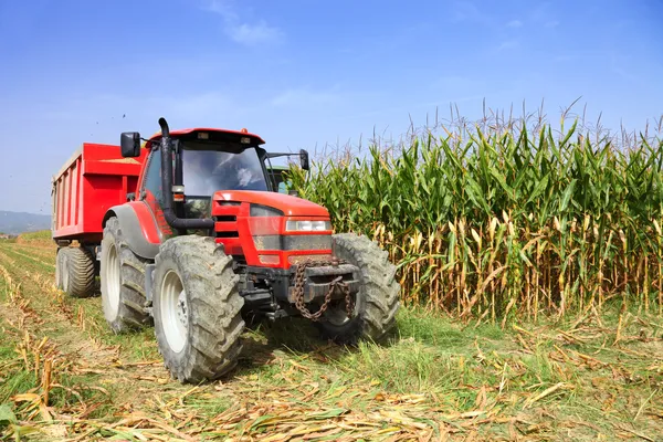 Agriculture, farming tractor — Stock Photo, Image