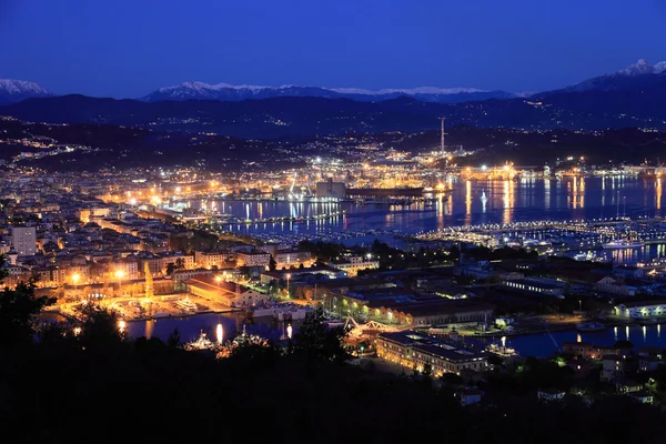 La Spezia på den liguriske kysten, Italia – stockfoto