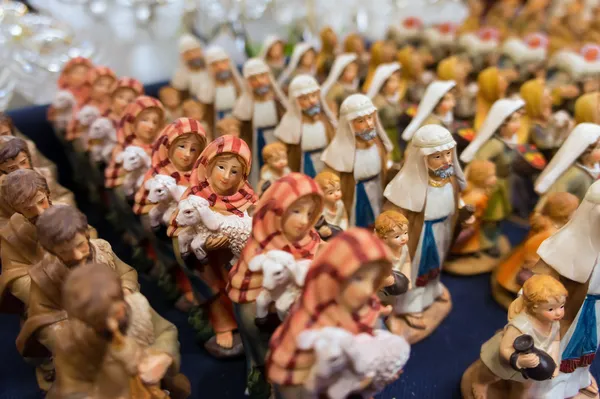 Decorazioni presepe di Natale — Foto Stock