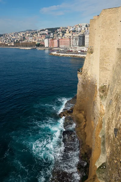 Neapel aus castel dell ovo, italien — Stockfoto