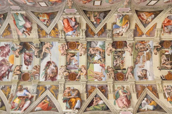 Capilla Sixtina del Vaticano decoración —  Fotos de Stock