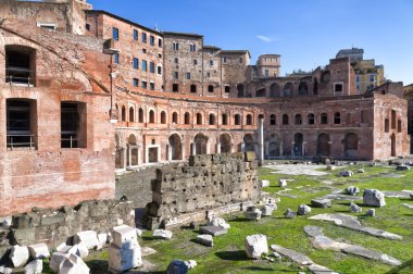 Trajan's Forum in Rome, Italy clipart