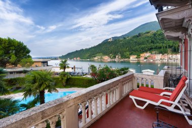 Lake garda için yapılan toscolano maderno, İtalya