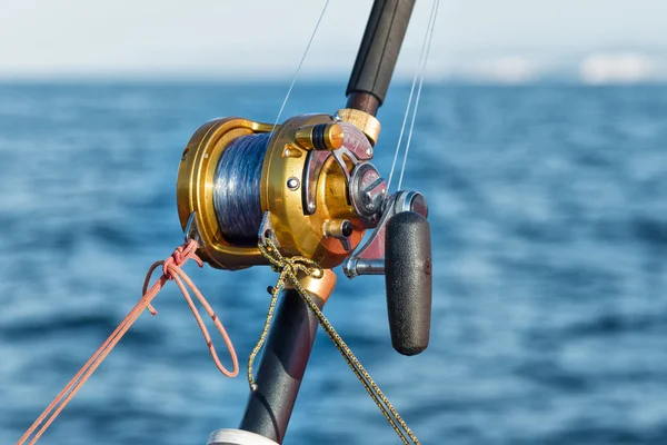 Рыболовецкая катушка — стоковое фото