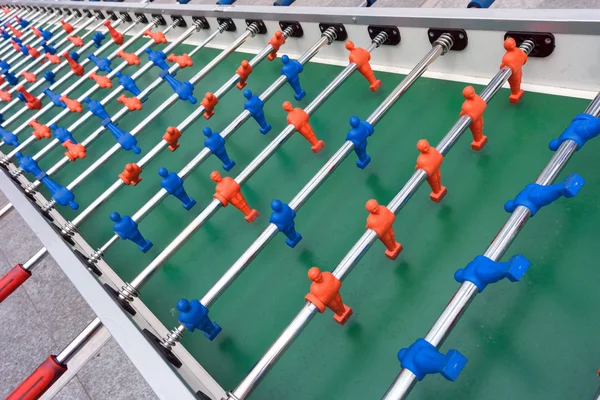 Very long football or soccer table — Stock Photo, Image