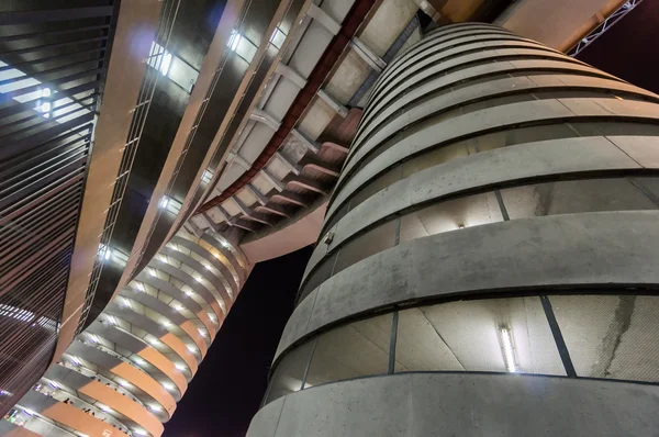 Detail van San siro stadion in Milaan, Italië — Stockfoto