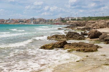baia verde beach, Gelibolu, puglia, İtalya: Salento