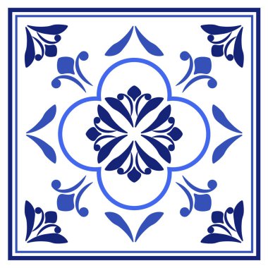Azulejos Portekiz geleneksel süs taşı