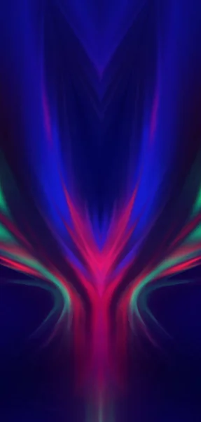 Heldere Abstracte Wazige Achtergrond Met Bokeh Wazig Licht Neon Gloeiende — Stockfoto