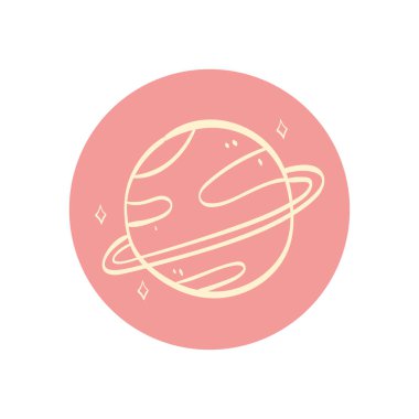 Gezegen uzay dairesi simgesi