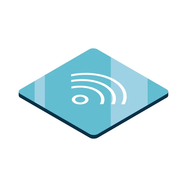 Icono del botón WiFi — Vector de stock