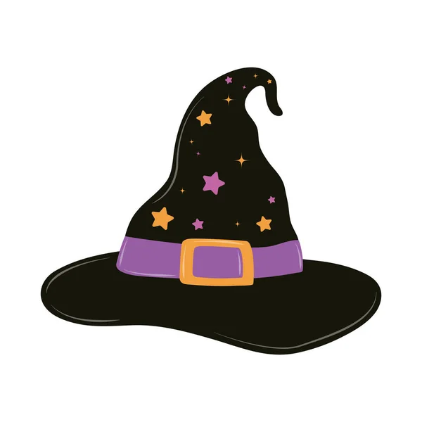 Ikona kapelusza czarownicy — Wektor stockowy