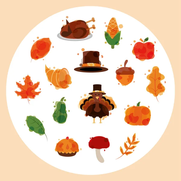 Mutlu Şükran günü kutlama