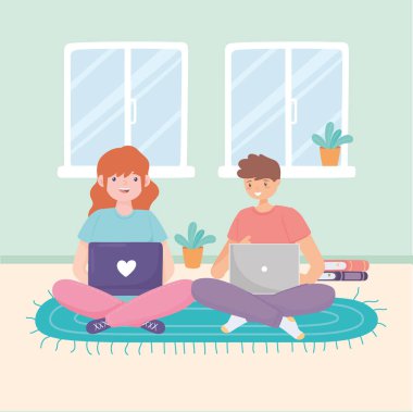 dizüstü bilgisayar kullanan insanlar