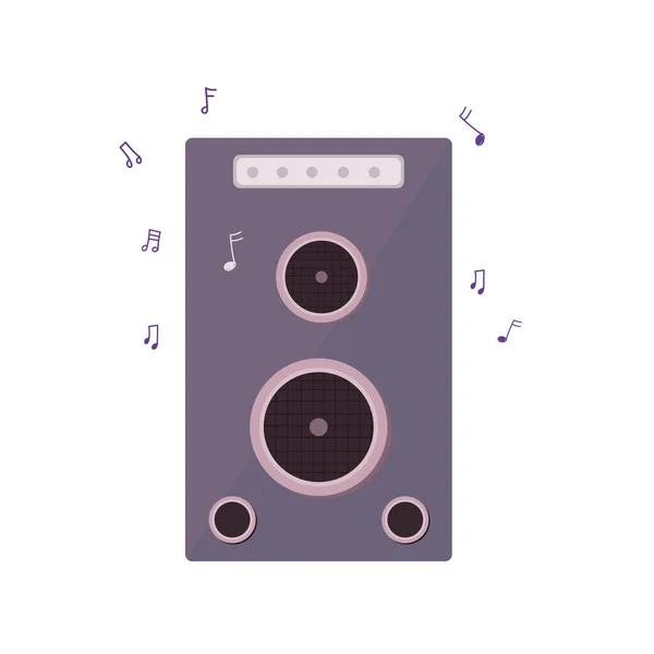 Speaker music sound — Stock Vector