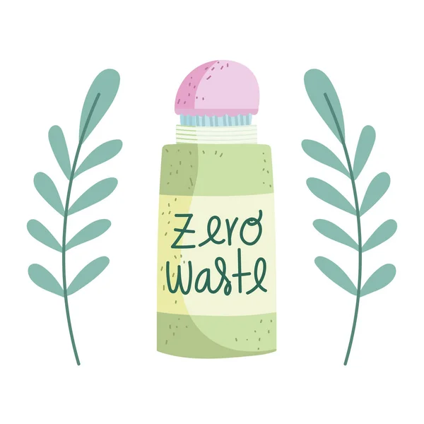 Zero rifiuti ecologici — Vettoriale Stock