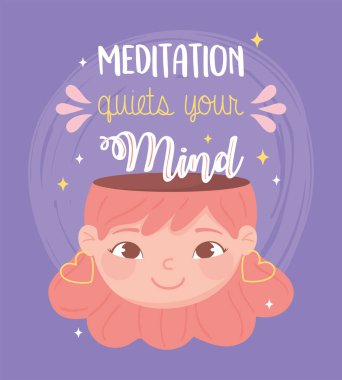 Zihninde meditasyon.