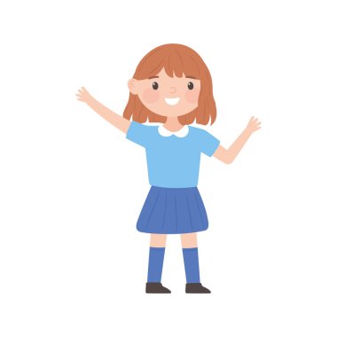 Şirin küçük kız.