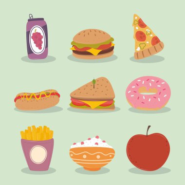 Sağlıksız yemek ve sağlıklı