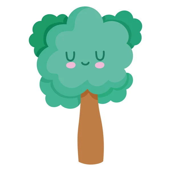 귀여운 나무의 특성 — 스톡 벡터