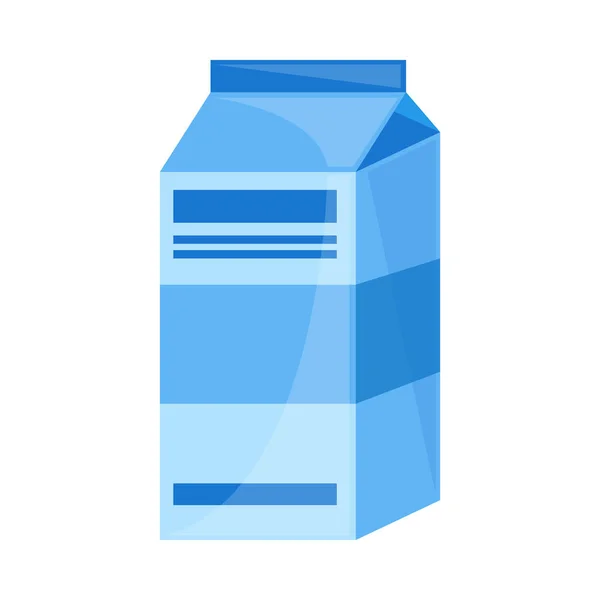 Jugo o paquete de leche — Vector de stock