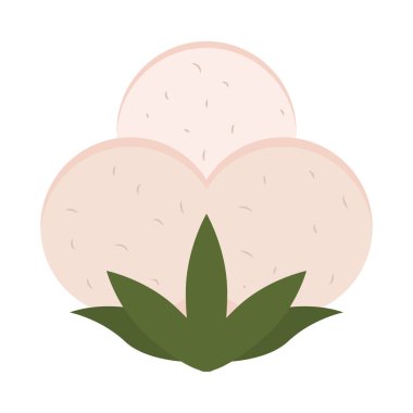 Pamuk izole edilmiş simgesi