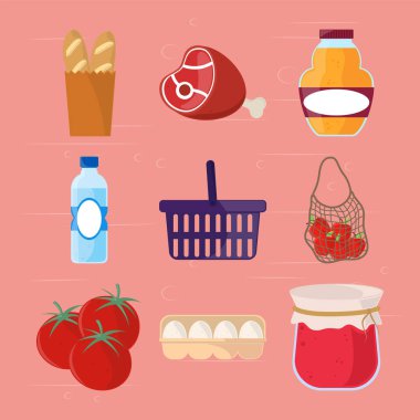 Taze market alışverişi