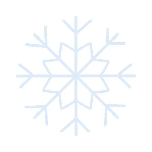 Invierno Copo de nieve icono — Vector de stock