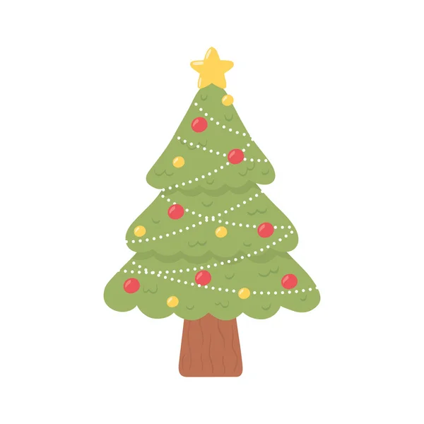 Christmas tree decoration — Stock Vector