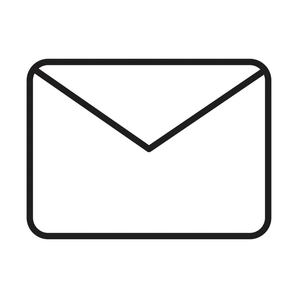 Icono de línea de correo electrónico — Vector de stock