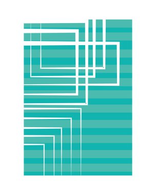 yaratıcı etiket geometrik