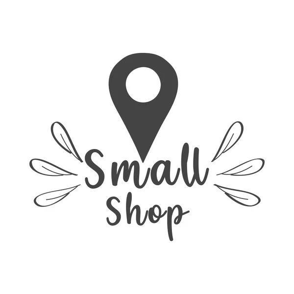 Emplacement petit magasin — Image vectorielle