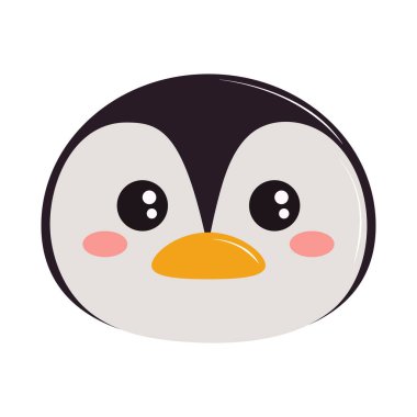 Penguen kawaii yüzü