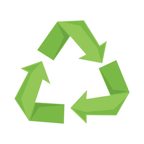 Znak strzałek recyklingu — Wektor stockowy