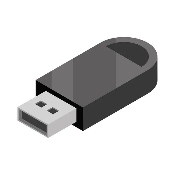 Drahtlose USB-Technologie — Stockvektor