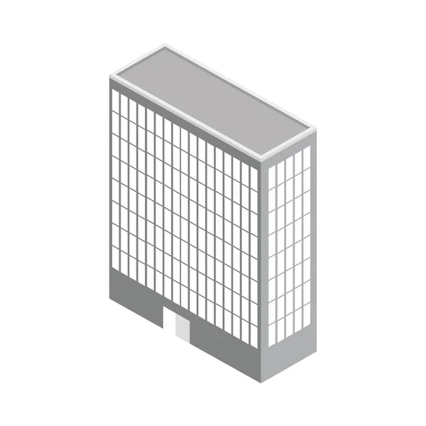 Izometrická městská budova — Stockový vektor