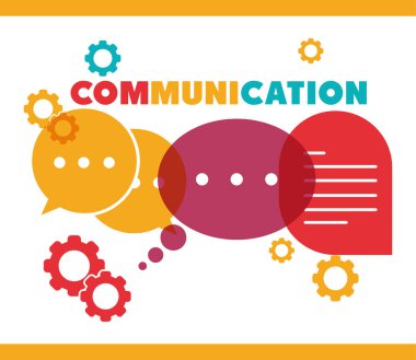 Konuşma baloncukları iletişim