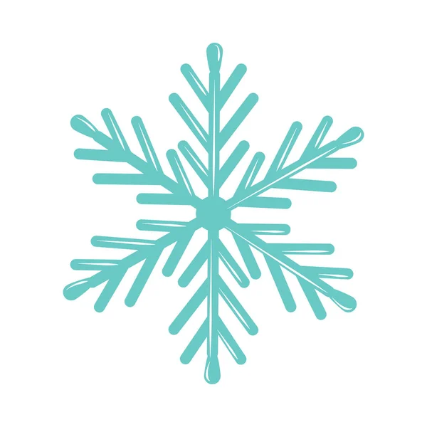 Decorazione invernale fiocco di neve — Vettoriale Stock