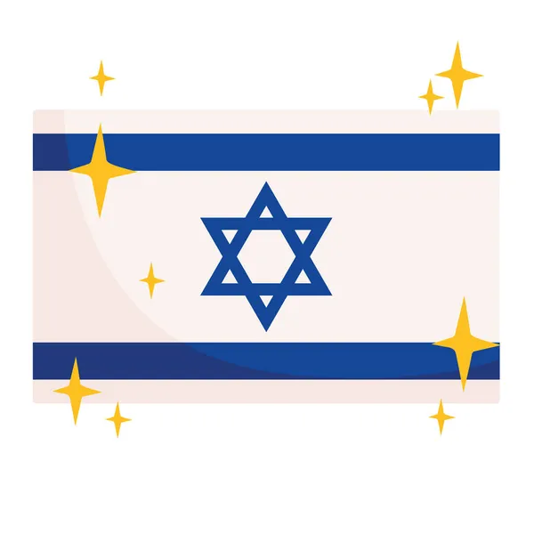 Bandeira de Israel —  Vetores de Stock