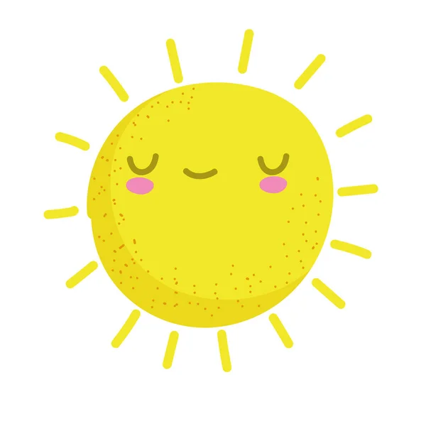 Cute sun cartoon — Stock Vector