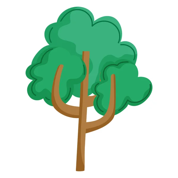 Grönska träd natur — Stock vektor
