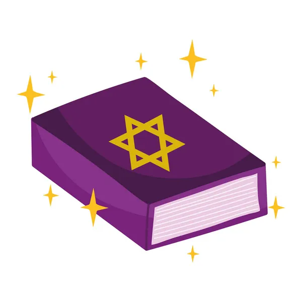 Hanukkah jude torah — Stock vektor