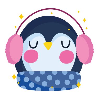 Şirin penguen yüzü