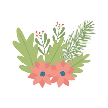 Yapraklı çiçekler