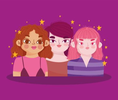 Genç kadın karakteri